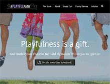 Tablet Screenshot of aplayfulpath.com